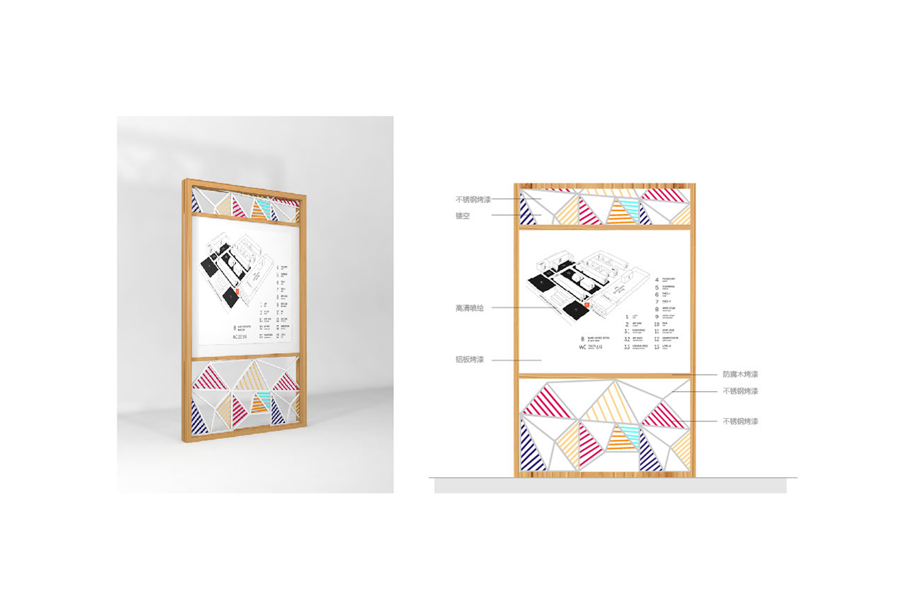 彩色风格创意文化园导视系统-武汉中涵标识