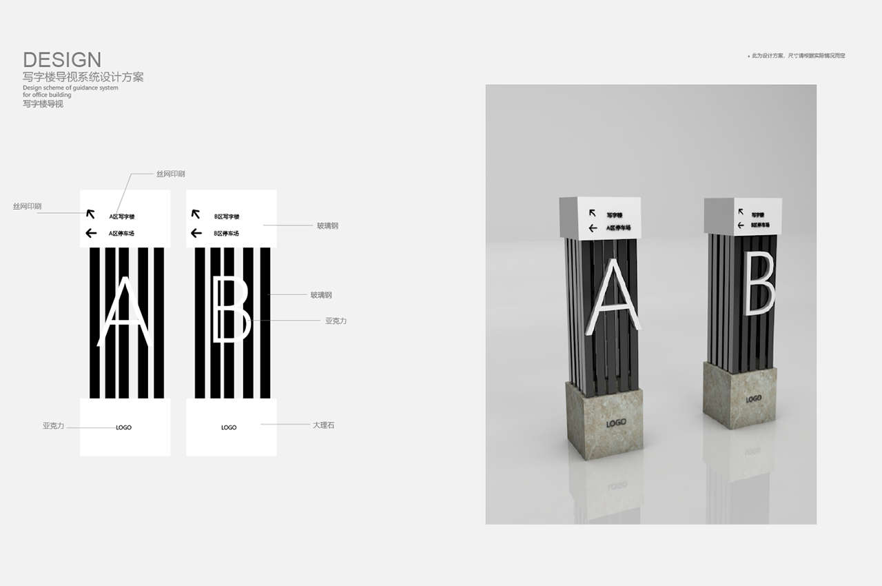 写字楼导视系统设计方案-武汉中涵标识 写字楼导视系统设计方案-武汉中涵标识