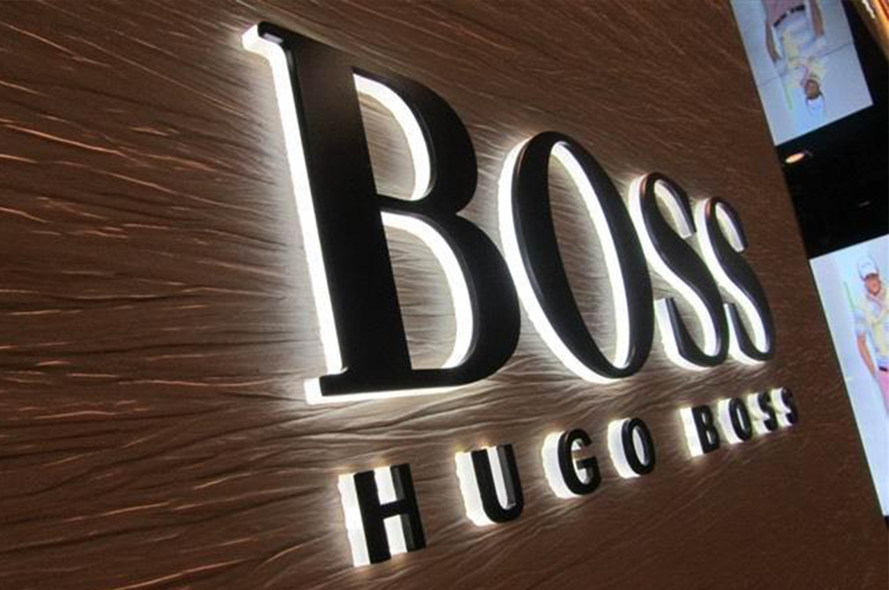 武汉中涵标识不锈钢背发光字