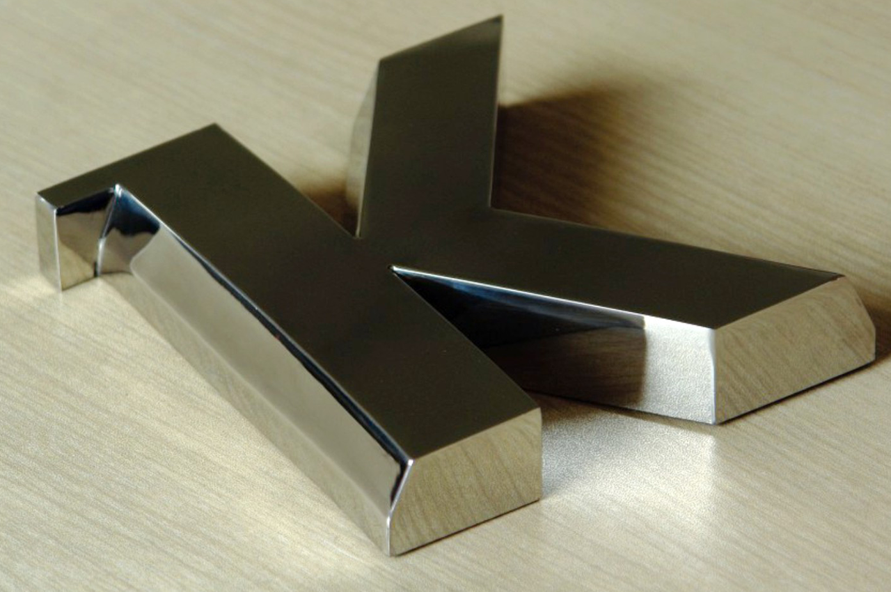 武汉中涵标识镜面不锈钢广告字