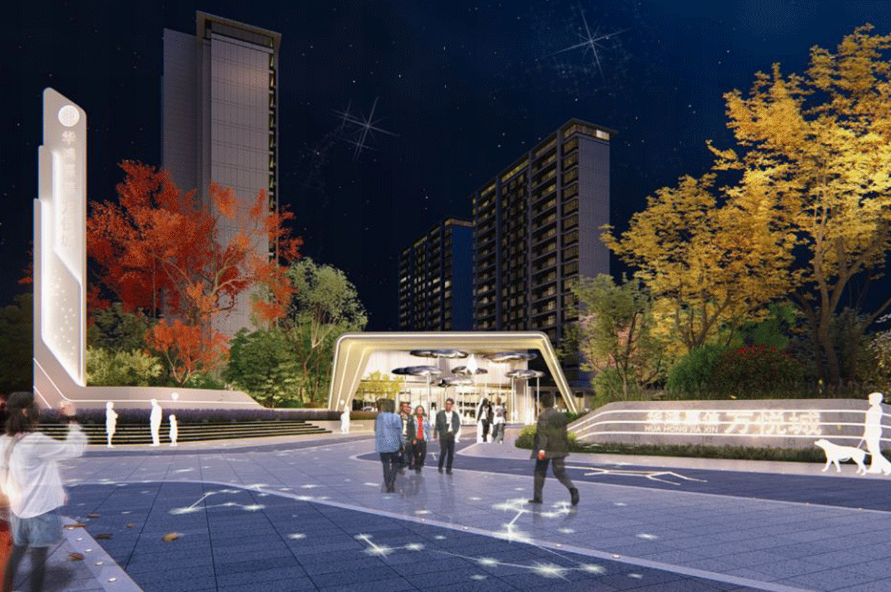 精神堡垒是项目展示的第一张卡片-武汉中涵标识