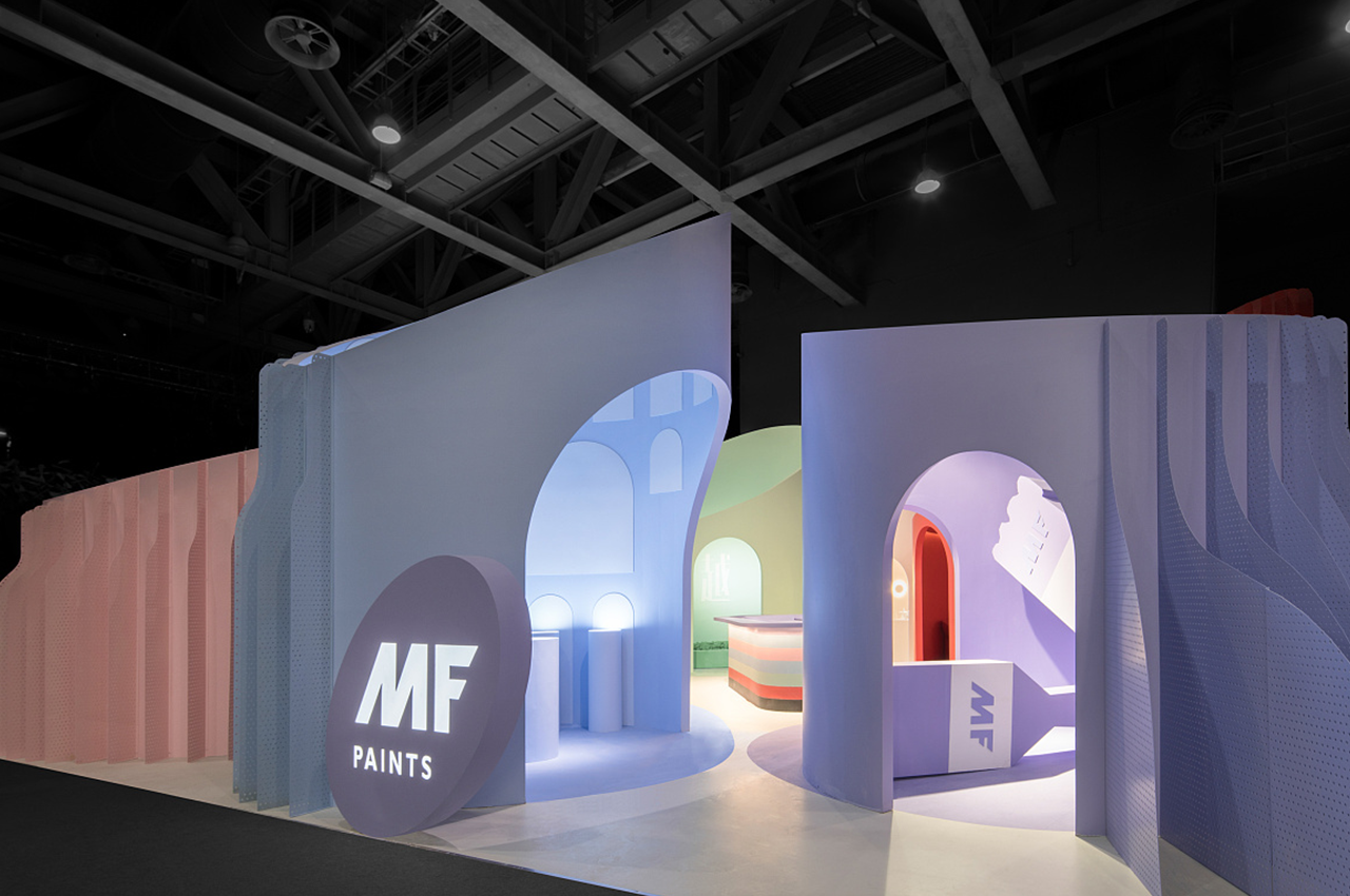 企业产品展示用多彩展厅搭建-武汉中涵标识