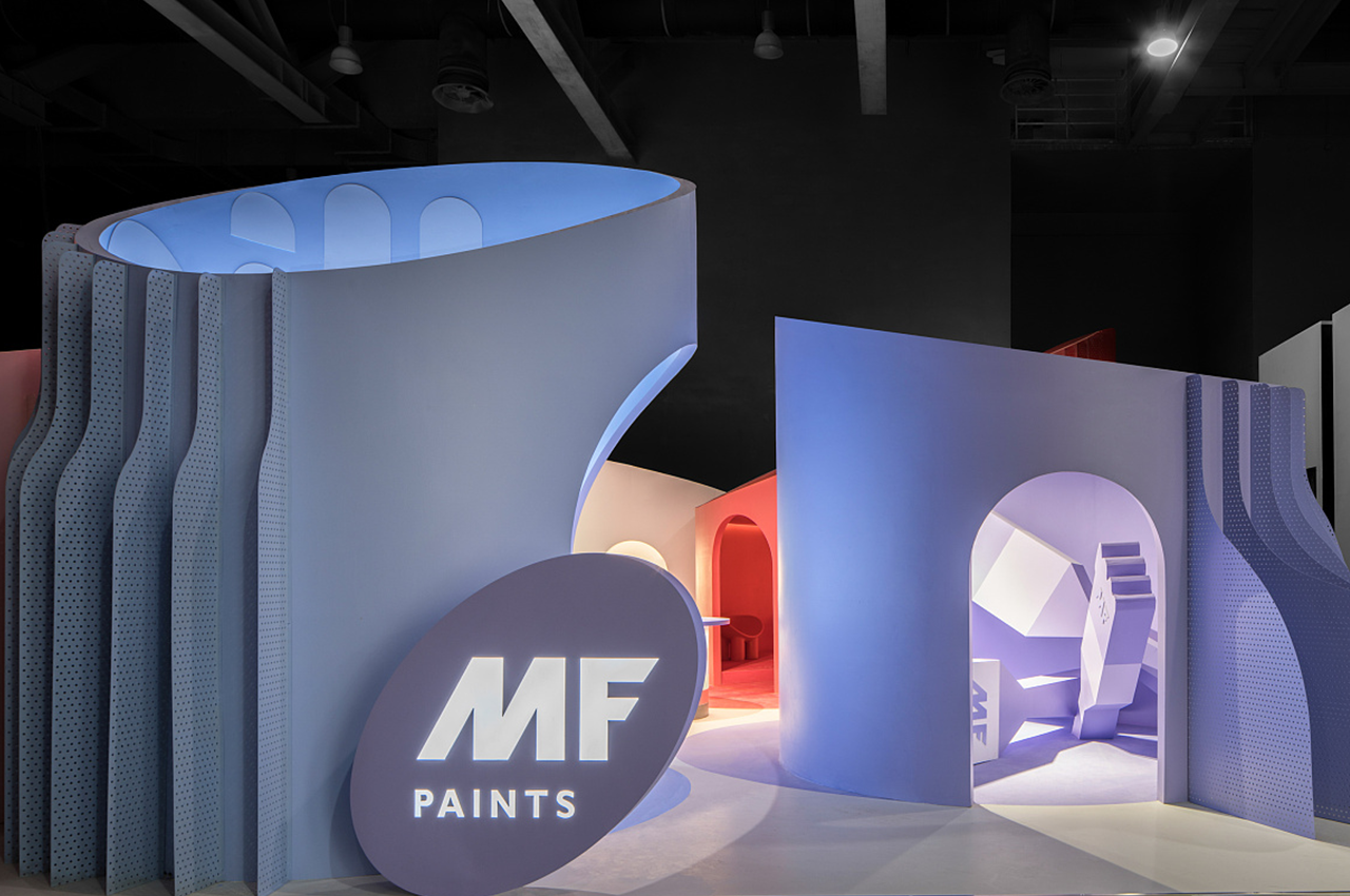 企业产品展示用多彩展厅搭建-武汉中涵标识