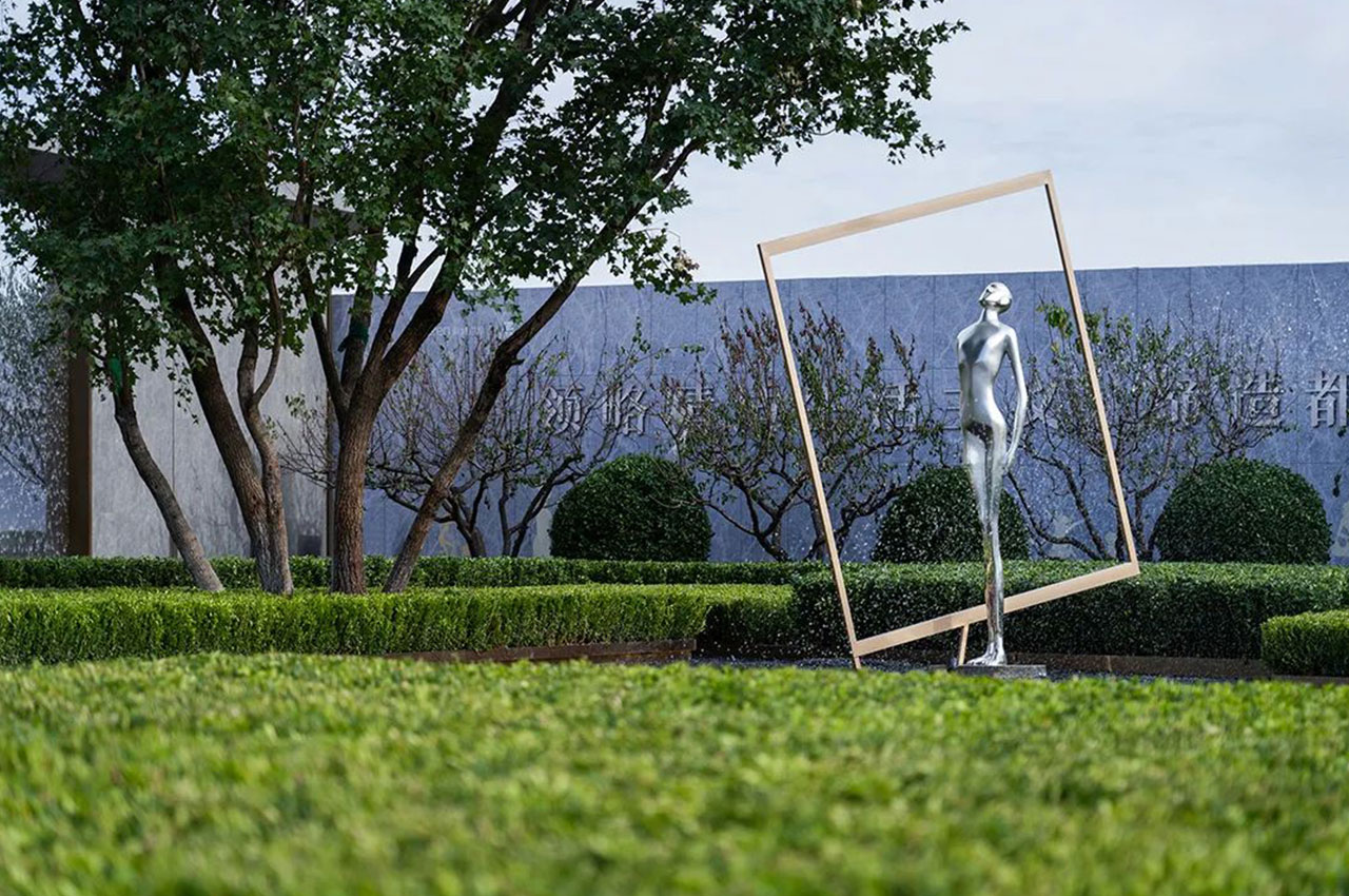 楼盘示范区精神堡垒及导视系统和发光字-武汉中涵标识