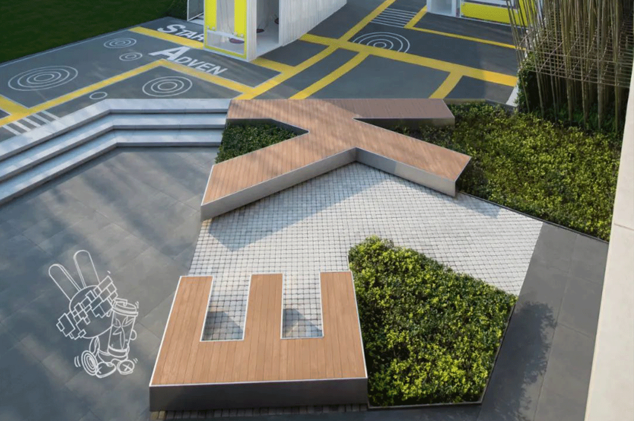 儿童公园大型立体字和落地景观字-武汉中涵标识